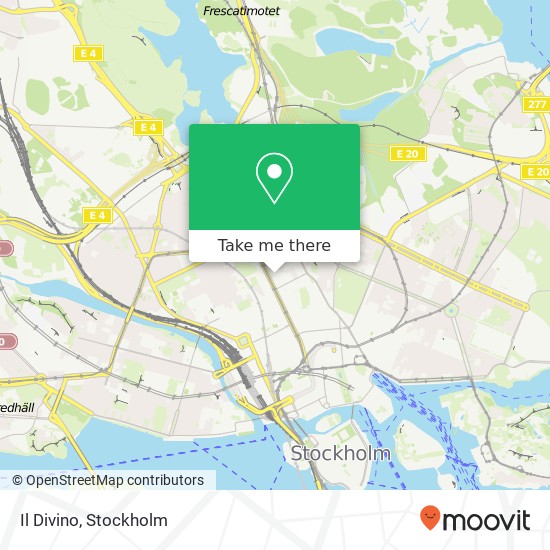 Il Divino, Rådmansgatan 52 SE-113 57 Stockholm karta