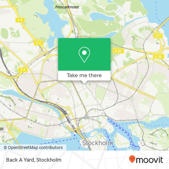 Back A Yard, Rådmansgatan 32 SE-113 57 Stockholm karta