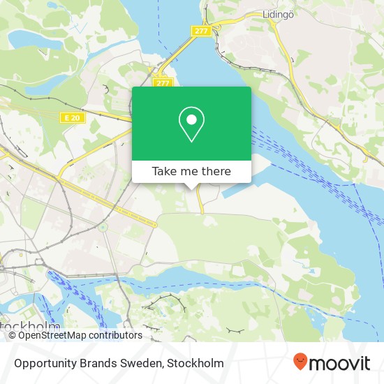 Opportunity Brands Sweden, Sehlstedtsgatan 7 SE-115 28 Stockholm karta