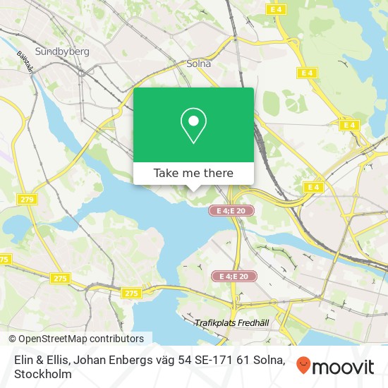 Elin & Ellis, Johan Enbergs väg 54 SE-171 61 Solna karta