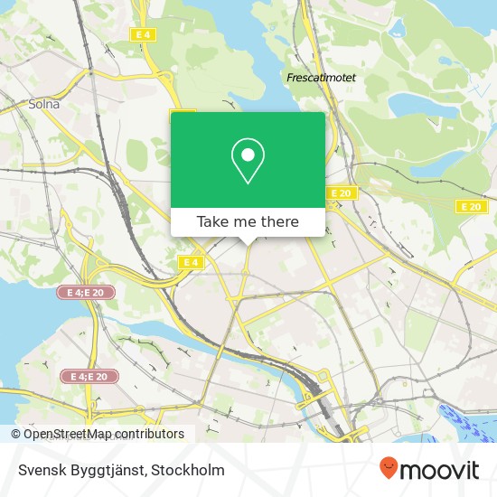 Svensk Byggtjänst, Dalagatan SE-113 43 Stockholm karta