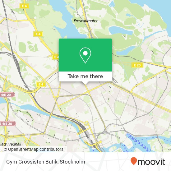 Gym Grossisten Butik, Sveavägen 136 SE-113 50 Stockholm karta