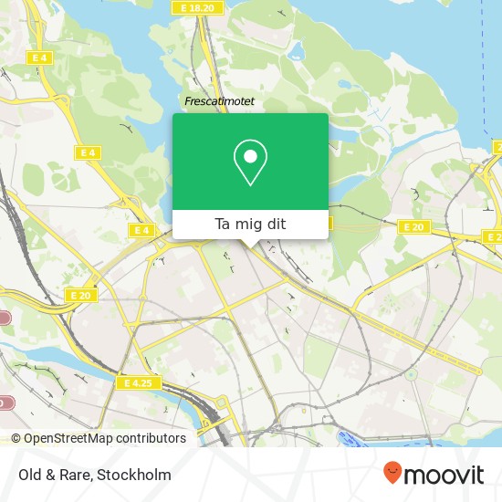 Old & Rare, Valhallavägen 4 SE-114 22 Stockholm karta