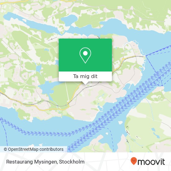 Restaurang Mysingen, Stenkilsvägen 2 SE-181 65 Lidingö karta