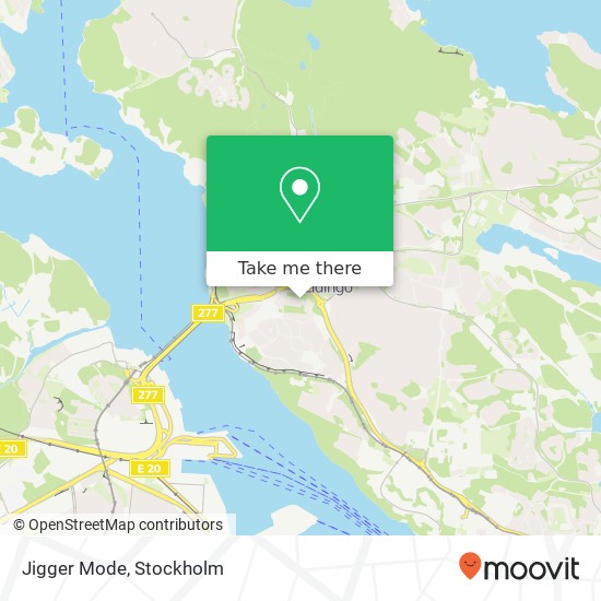 Jigger Mode, Björnvägen 11 SE-181 50 Lidingö karta