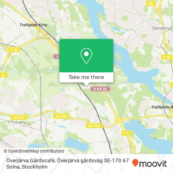 Överjärva Gårdscafé, Överjärva gårdsväg SE-170 67 Solna karta