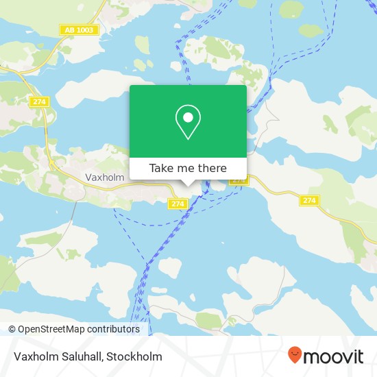 Vaxholm Saluhall, Hamngatan 16 SE-185 32 Vaxholm karta
