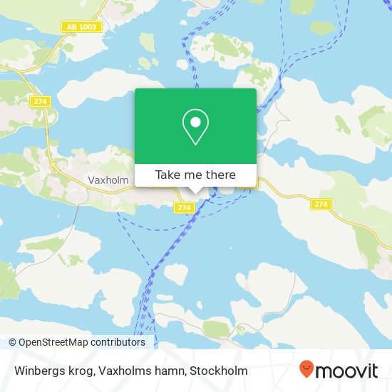 Winbergs krog, Vaxholms hamn, Söderhamnsplan 1 SE-185 31 Vaxholm karta