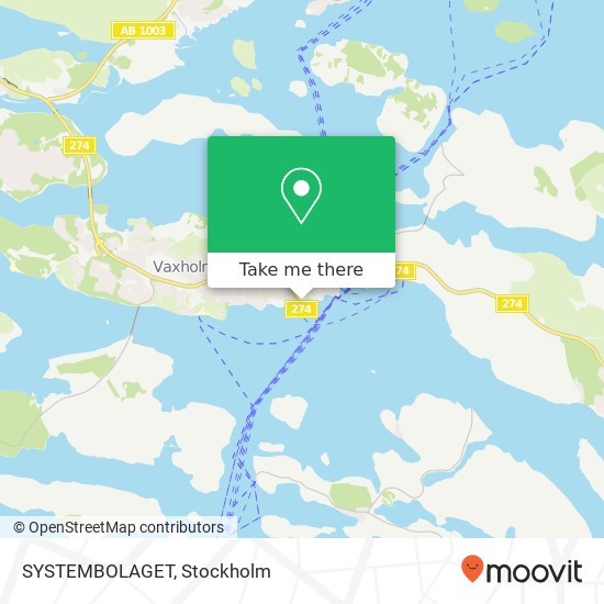 SYSTEMBOLAGET, Söderhamnen 10 SE-185 31 Vaxholm karta