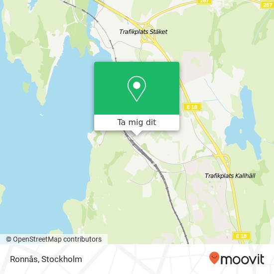 Ronnås, Kallhällsleden 12 SE-176 71 Kallhäll karta