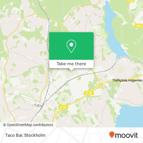 Taco Bar, Marknadsvägen SE-183 79 Täby karta