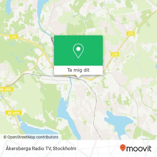 Åkersberga Radio TV, Stationsvägen 5 SE-184 50 Österåker karta