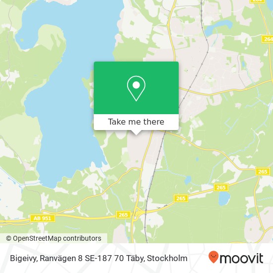 Bigeivy, Ranvägen 8 SE-187 70 Täby karta