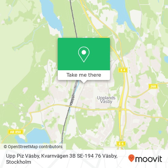 Upp Piz Väsby, Kvarnvägen 3B SE-194 76 Väsby karta