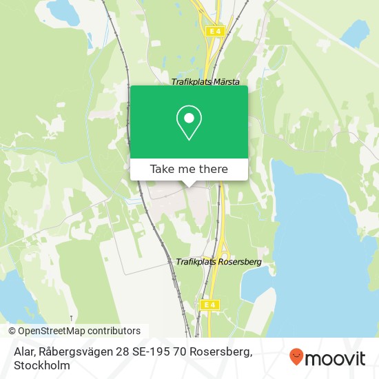 Alar, Råbergsvägen 28 SE-195 70 Rosersberg karta