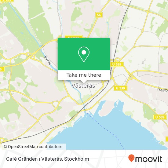 Café Gränden i Västerås, Sturegatan 13 SE-722 13 Västerås karta