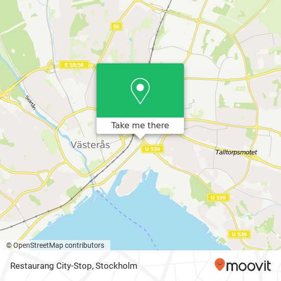 Restaurang City-Stop, Björnövägen 2 SE-721 30 Västerås karta