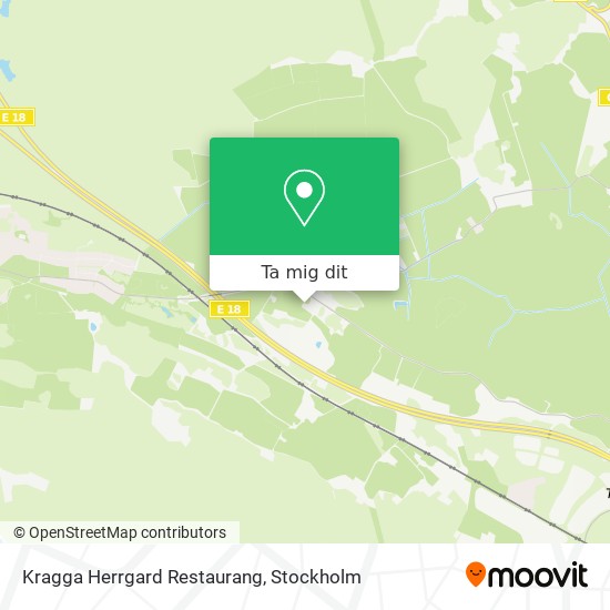 Kragga Herrgard Restaurang karta