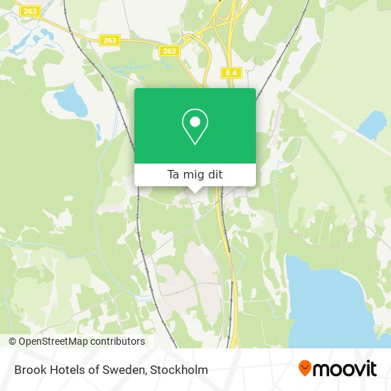 Brook Hotels of Sweden karta