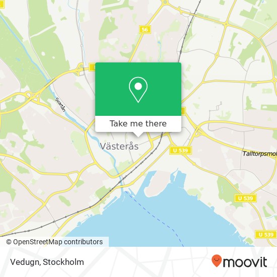 Vedugn, Östermalmsgatan 15 SE-722 14 Västerås karta