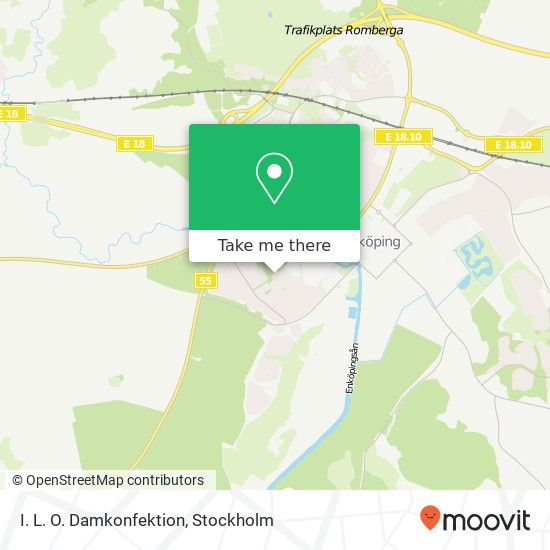 I. L. O. Damkonfektion, Slåtterblomsgatan 21 SE-745 36 Enköping karta