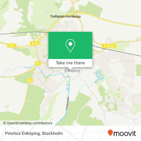 Pinchos Enköping, Källgatan 15 SE-745 31 Enköping karta