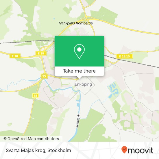 Svarta Majas krog, Torggatan 32 SE-745 31 Enköping karta