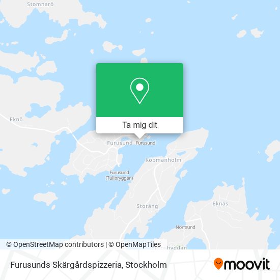 Furusunds Skärgårdspizzeria karta