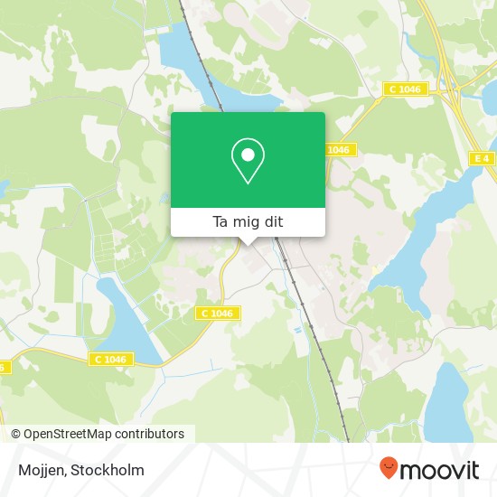 Mojjen, Ängby bygata 8 SE-741 30 Knivsta karta