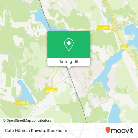 Café Hörnet i Knivsta, Centralvägen 16 SE-741 40 Knivsta karta