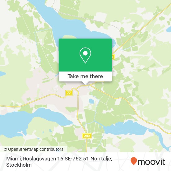 Miami, Roslagsvägen 16 SE-762 51 Norrtälje karta