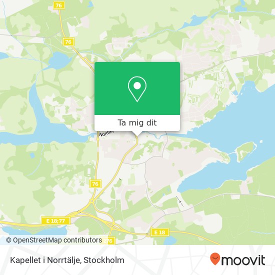 Kapellet i Norrtälje karta