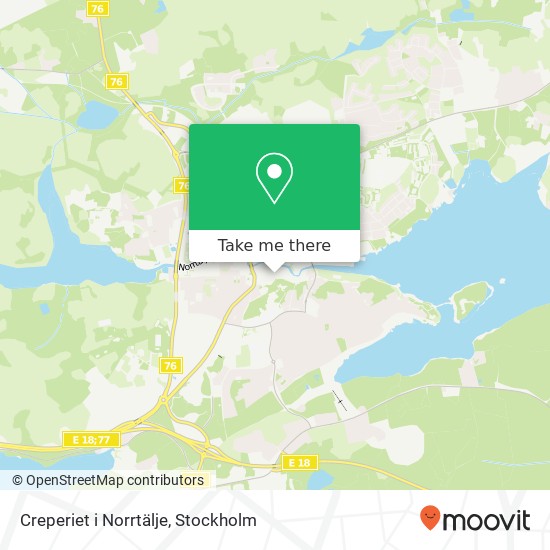 Creperiet i Norrtälje, Tullportsgatan 3 SE-761 30 Norrtälje karta