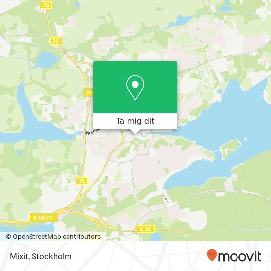 Mixit, Tullportsgatan 6 SE-761 30 Norrtälje karta