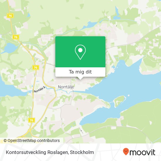 Kontorsutveckling Roslagen, Gransätersgatan 10B SE-761 32 Norrtälje karta