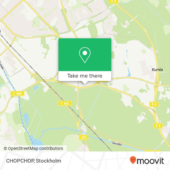 CHOPCHOP, Rapsgatan 1 SE-753 23 Uppsala karta