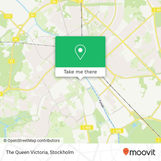 The Queen Victoria, Drottninggatan 12 SE-753 10 Uppsala karta