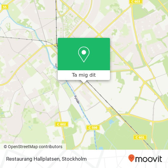 Restaurang Hallplatsen, Kungsgatan 85 SE-753 18 Uppsala karta