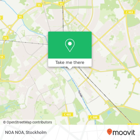 NOA NOA, Kungsängsgatan SE-753 22 Uppsala karta
