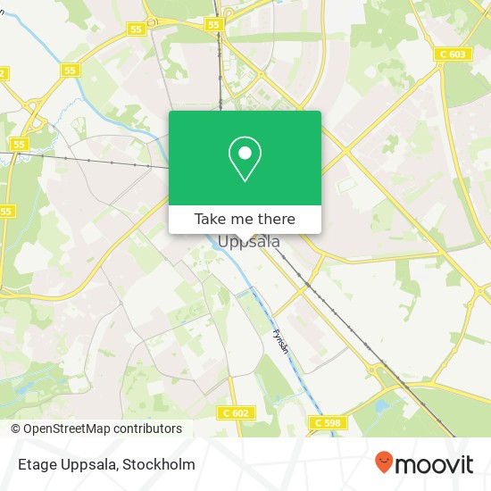 Etage Uppsala karta