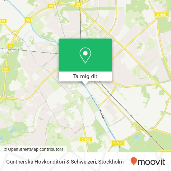 Güntherska Hovkonditori & Schweizeri, Östra Ågatan 31 SE-753 22 Uppsala karta