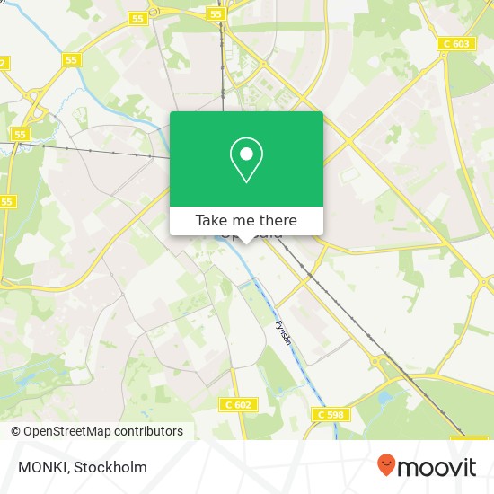 MONKI, Kungsängsgatan 6 SE-753 22 Uppsala karta
