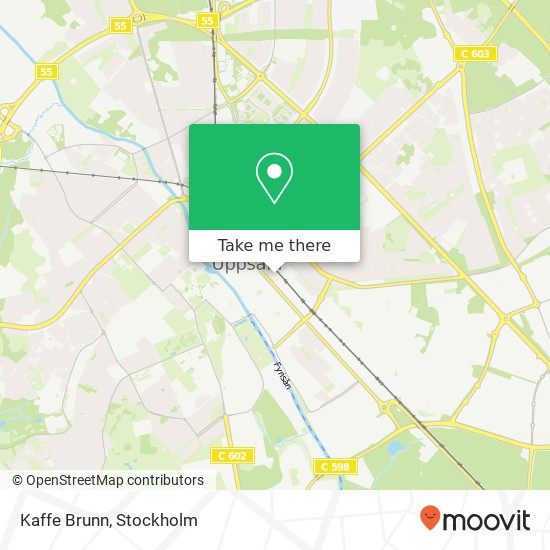 Kaffe Brunn, Olof Palmes plats SE-753 21 Uppsala karta