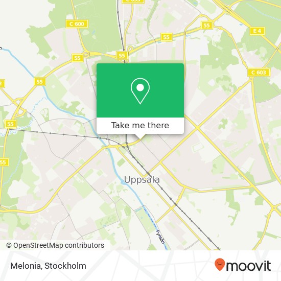 Melonia, Väderkvarnsgatan 11 SE-753 30 Uppsala karta