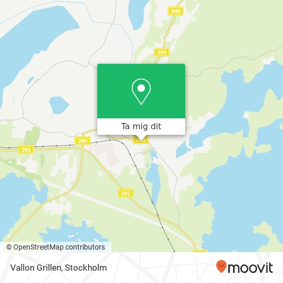 Vallon Grillen, Korsvägen SE-748 32 Österbybruk karta
