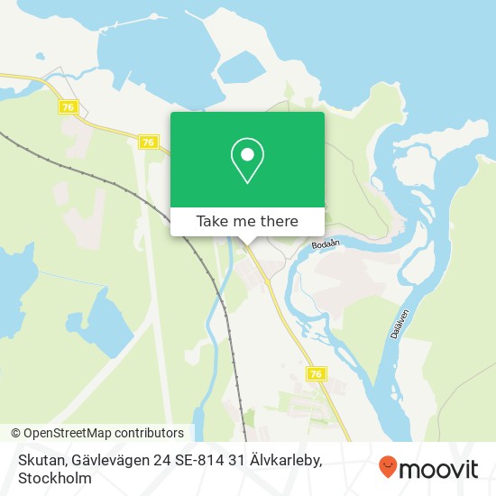 Skutan, Gävlevägen 24 SE-814 31 Älvkarleby karta