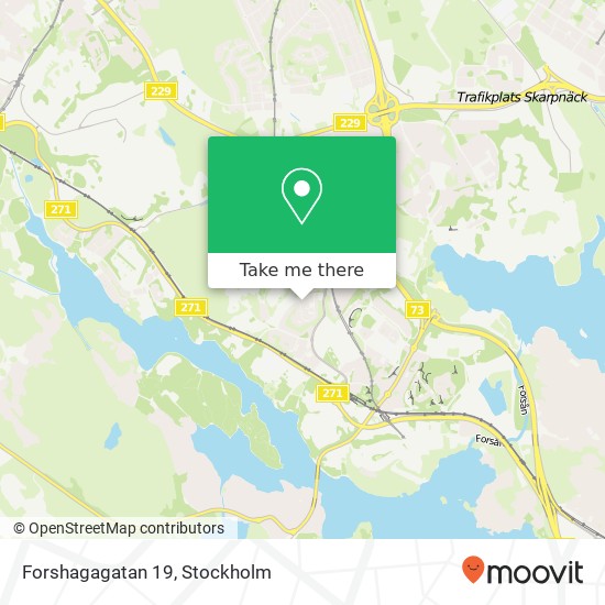 Forshagagatan 19 karta