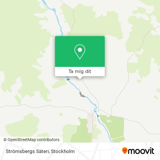 Strömsbergs Säteri karta