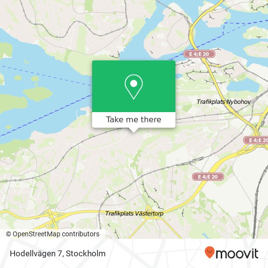Hodellvägen 7 karta