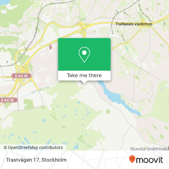 Trastvägen 17 karta